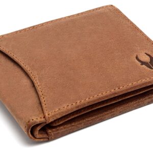 WildHorn RFID Protected Leather Wallet - TAN HUNTER